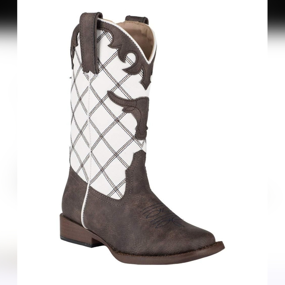 Roper Steerhead Big Kids Sz. 6 Cowboy Boots Would Fit Woman Sz. 7.5 - Picture 11 of 14